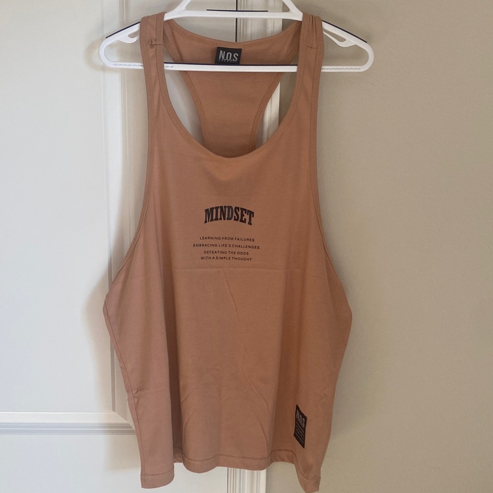 Men's Tan Tank Top